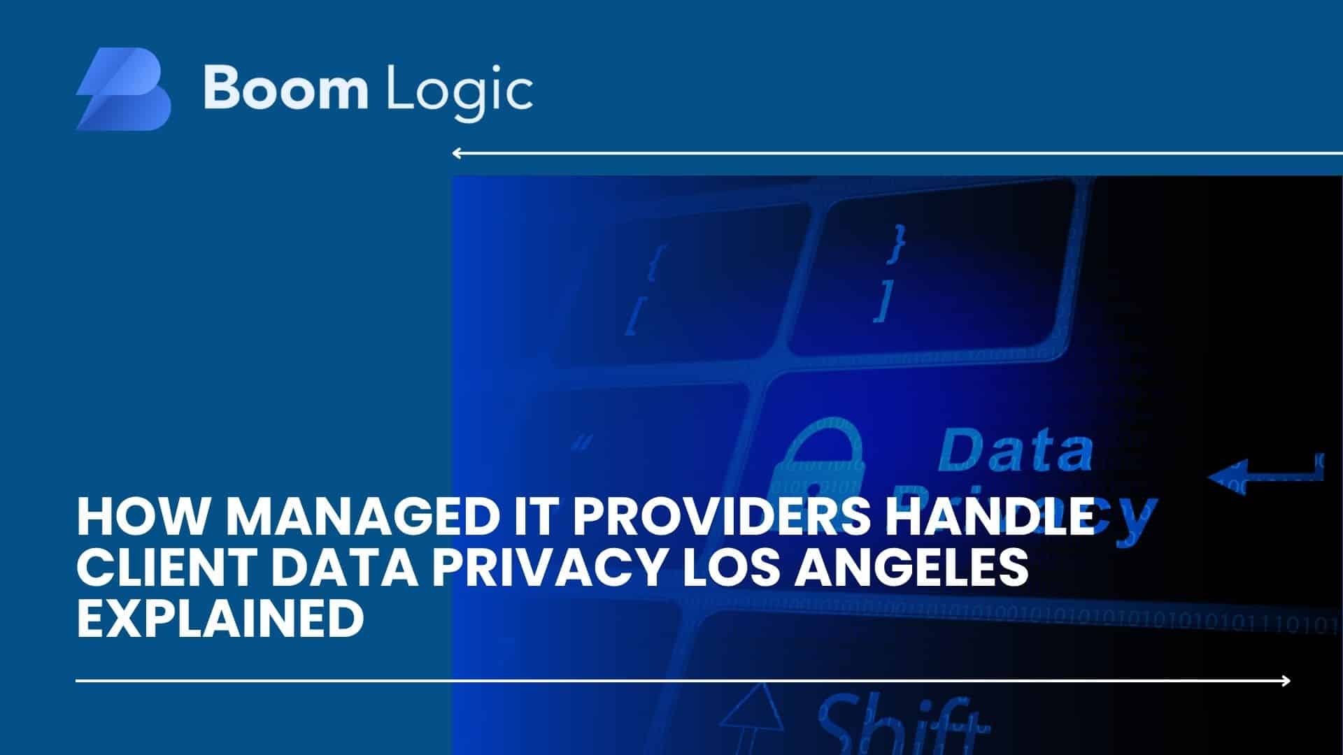 how managed it providers handle client data privacy los angeles